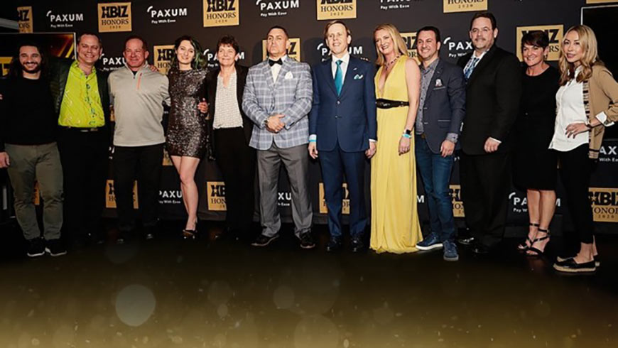 Photo of Brad Mitchell and other XBIZ Honors winners
